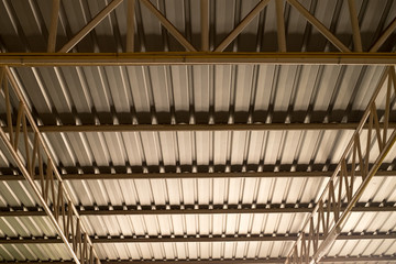 metal sheet part of a roof