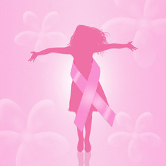 Obraz premium Breast Cancer ribbon
