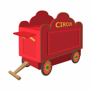 Circus Wagon Cartoon 