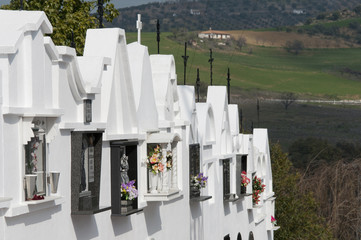 Casabermeja graveyard Andalusia Spain