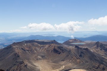 Naklejka premium View from the top of Mount Ngauruhoe