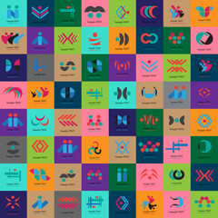 Unusual Icons Set - Isolated On Background - Vector Illustration, Graphic Design Editable For Your Design