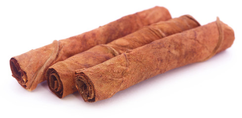 Rolled tobacco leaves