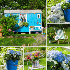 Sommerblumen Collage