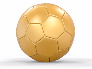 3D Isolated Soccer Ball Background