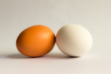 eggs isolated on white background