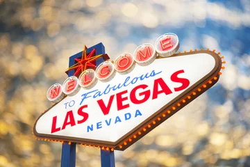 Poster Welcome To Las Vegas Neon Sign © somchaij