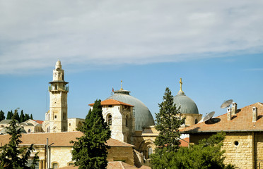 Fototapeta na wymiar Church of the Holy Sepulchre, Jerusalem, Israel