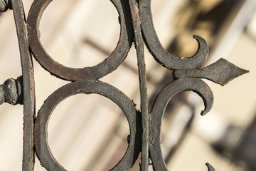 Wrought iron railing