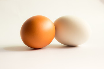 eggs isolated on white background