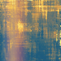 Grunge retro vintage textured background. With different color patterns: yellow (beige); brown; purple (violet); blue