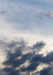 clouds in the sky as the background