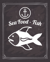sea food fish design 