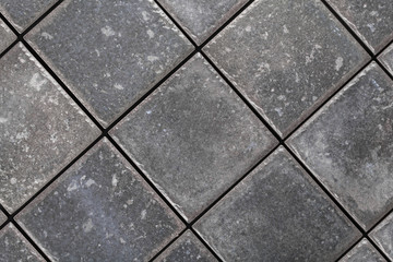 background of gray ceramic tiles