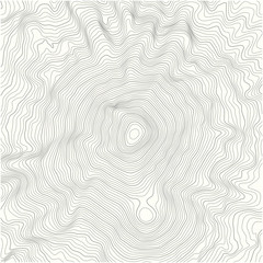 detailed topographic map with contour lines of a mountain - obrazy, fototapety, plakaty