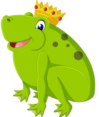illustration of Cute frog cartoon