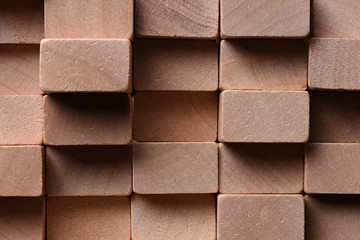 Wooden blocks abstract background