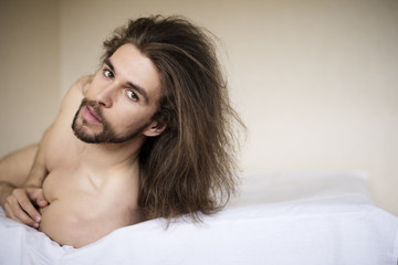 Fototapeta premium Nude man
