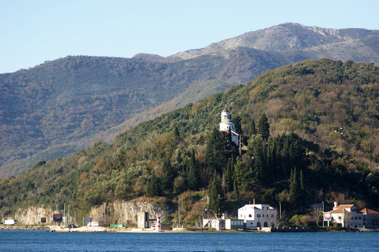 View of the Church in Kamenari, Montenegro