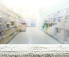 Abstract Blur Shopping Market of Background