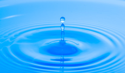 Water drops closeup on background.