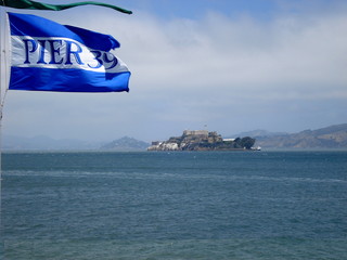 San Francisco, Isola di Alcatraz dal Pier 39