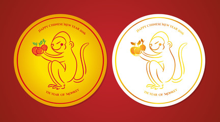 The year of monkey badges
