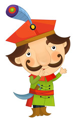 Cartoon character - nobleman - illustration for the children
