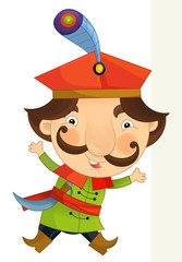 Cartoon character - nobleman - illustration for the children