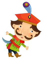 Cartoon character - nobleman - illustration for the children