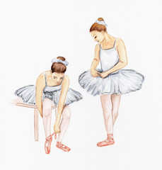zwei weiße Schwäne © Amelie Petzin