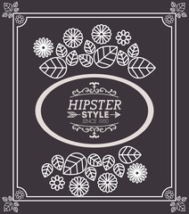 hipster style design 