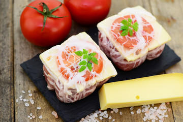 Schweinenetz Braten