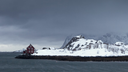 Norway Lofoten kabelvag