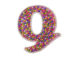 Candy Letter Q