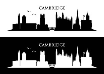 Cambridge UK skyline