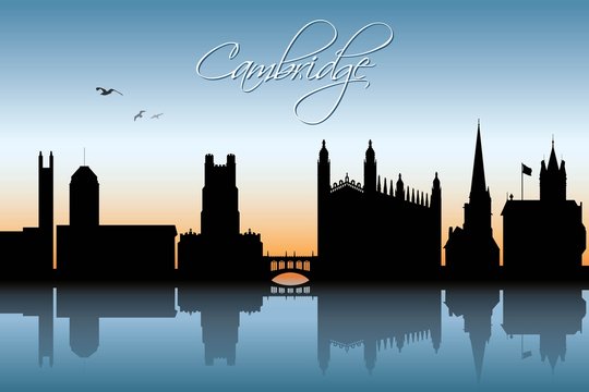 Cambridge UK skyline