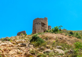 Fototapeta na wymiar Fortress Cembalo in Balaklava, Crimea