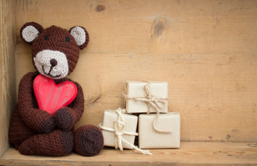 Ein Teddy mit Herz