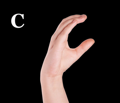 Finger Spelling the Alphabet in American