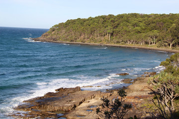 Fototapeta na wymiar Australien, Noosa Nationalpark, Küste, aufgenommen im November 2015