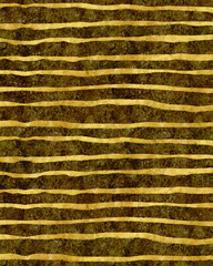 Gold and Black Torn Stripes Faux Foil Metallic Background Textur