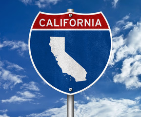 California interstate sign concept