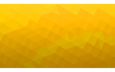 Obraz premium Ilustracja żółty projekt wielokątne, które składają się z trójkątów i gradientu w stylu origami.