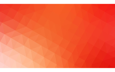 Fototapeta premium Multicolor red, yellow, orange polygonal design illustration, which consist of triangles and gradient in origami style.