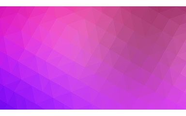 Multicolor purple, pink polygonal design illustration, which consist of triangles and gradient in origami style.