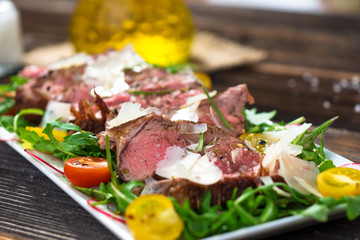 Beef Tagliata with Arugula 