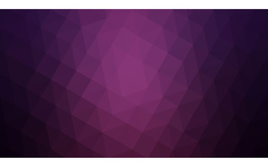 Dark purple polygonal design illustration, which consist of triangles and gradient in origami style.