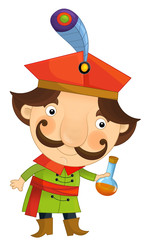 Cartoon character - nobleman - illustration for the children