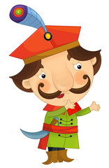 Cartoon character - nobleman - illustration for the children